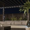 Pure Garden Solar Outdoor LED String Lights, White, 2PK 50-LG10122